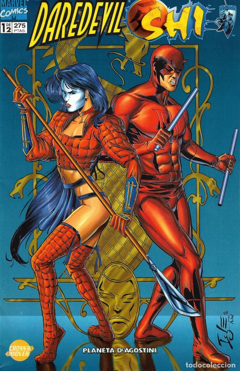 C&oacute;mics: Daredevil Shi Marvel Comics Cross Over Planeta DeAgostini