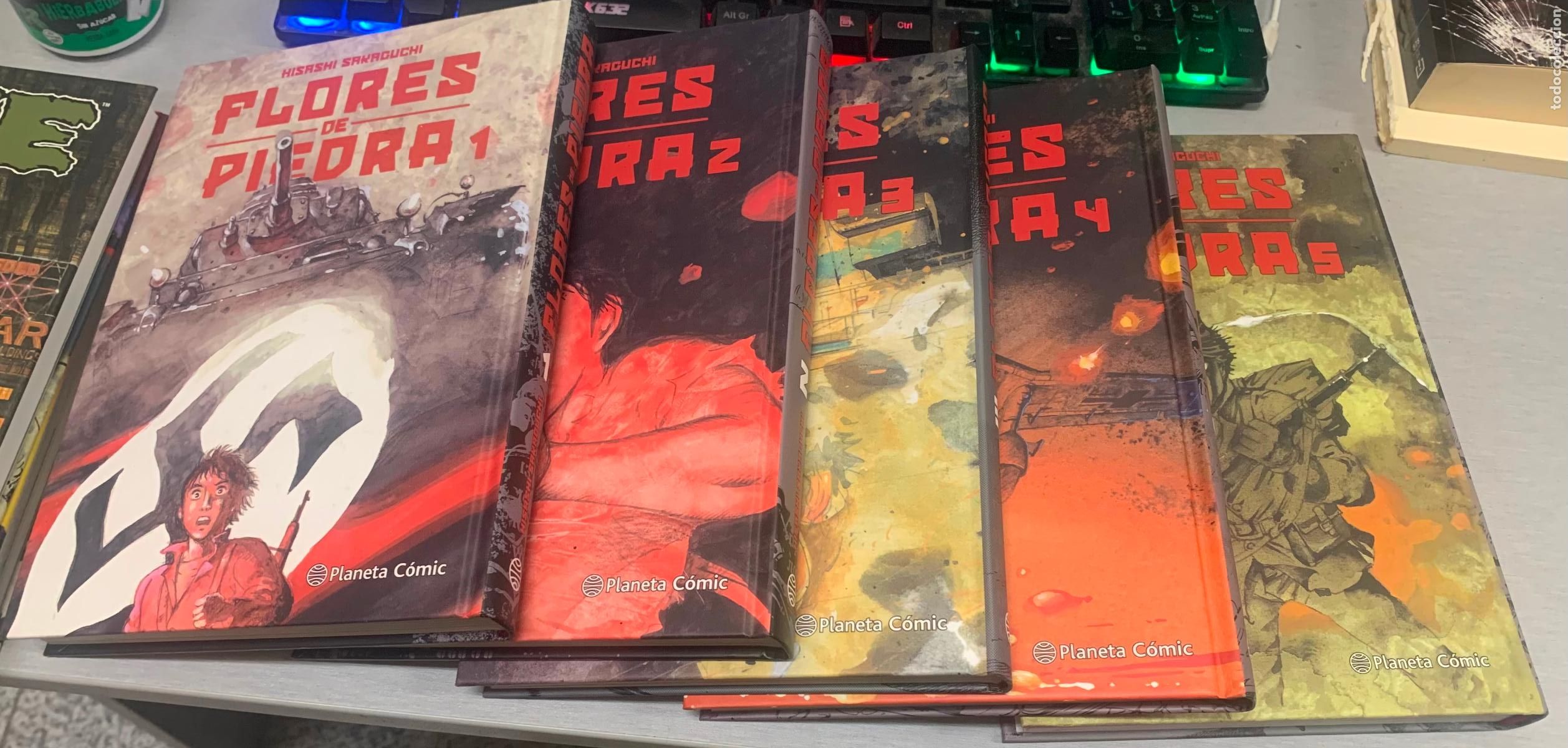 C&oacute;mics: FLORES DE PIEDRA / HISASHI SAKAGUCHI / COMPLETA 5 TOMOS / PLANETA 2024