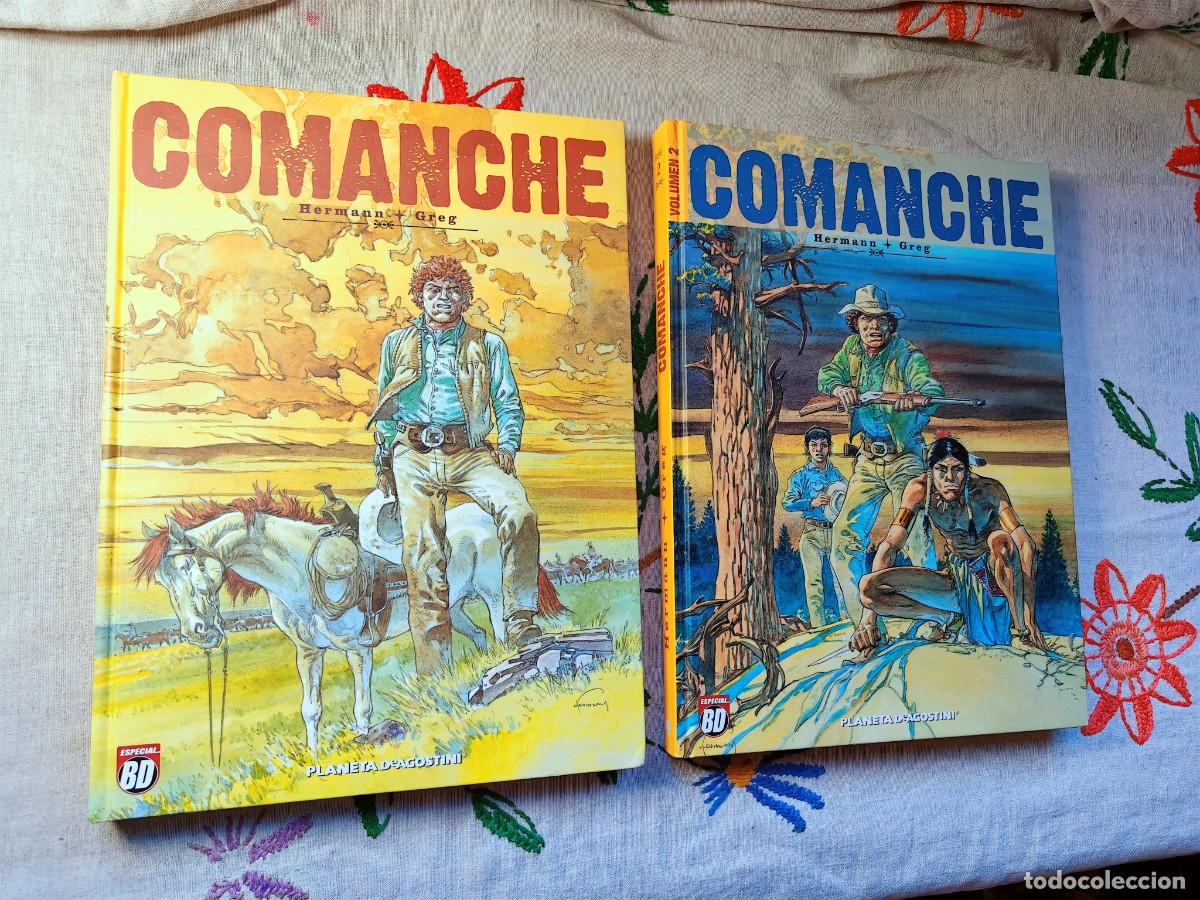 C&oacute;mics: Comanche. Completo. Tomos 1 y 2. Planeta. Hermann. Tapa dura.