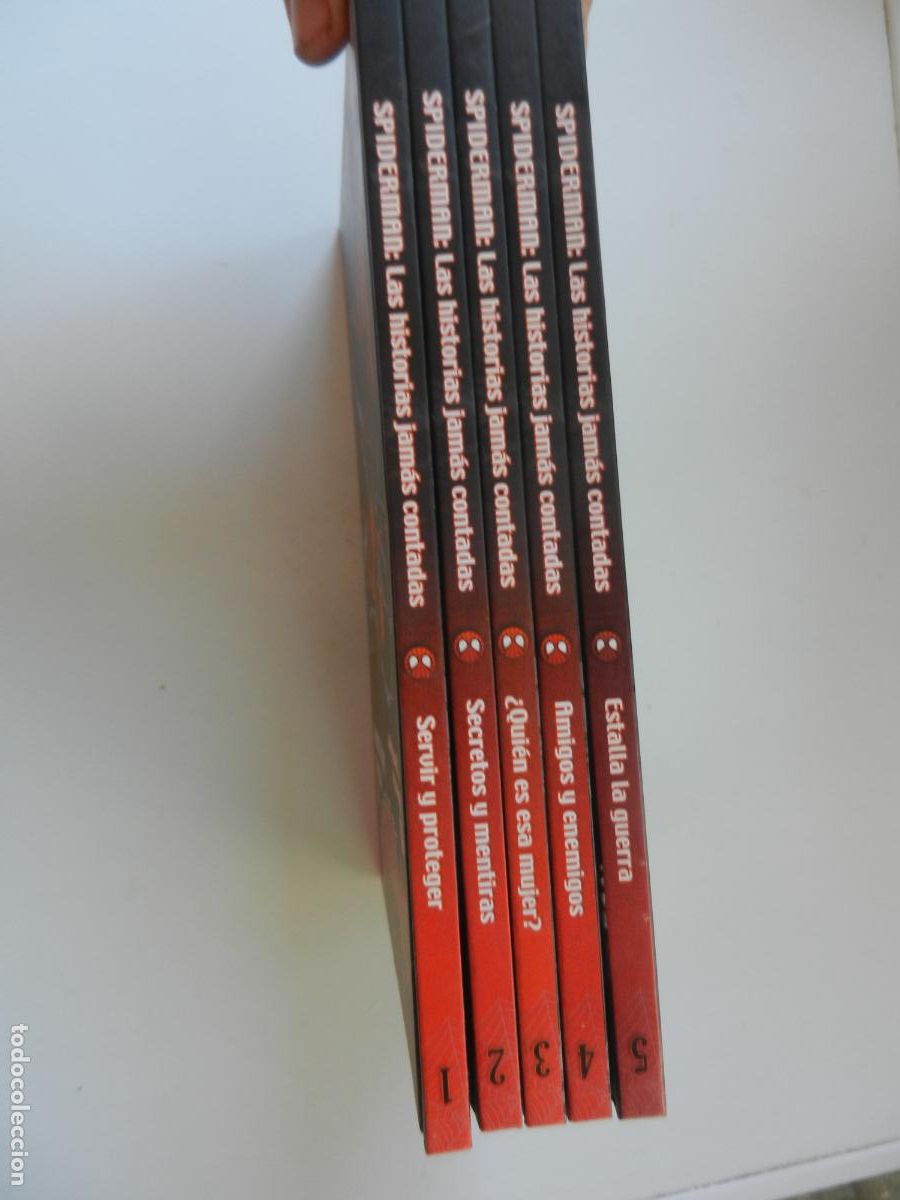 C&oacute;mics: SPIDERMAN LAS HISTORIAS JAMAS CONTADAS TOMO NoS. 1-2-3-4-5 ( 5 DE 6)PLANETA-2004 MARVEL