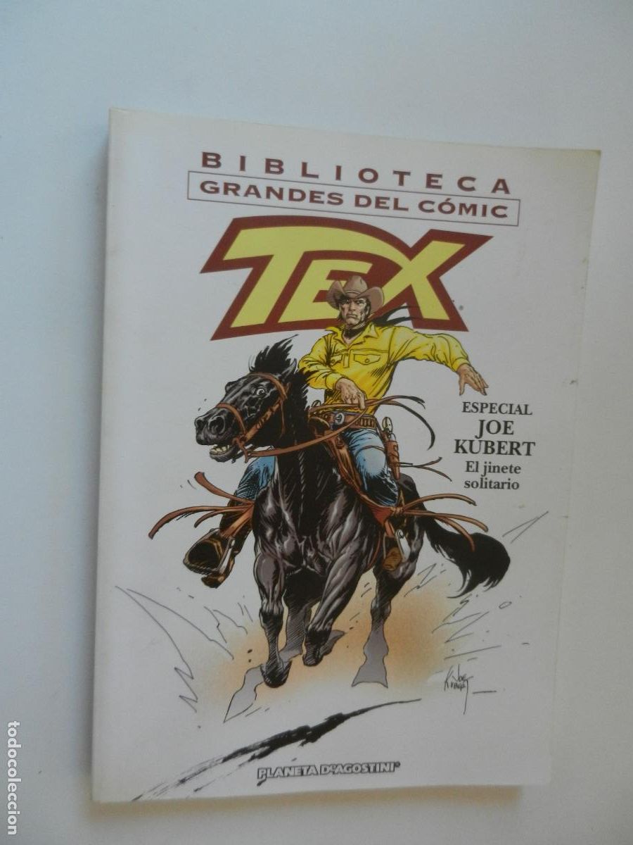 C&oacute;mics: TEX BIBLIOTECA GRANDES DEL COMIC - ESPECIAL JOE KUBERT - EL JINETE SOLITARIO - PLANETA - 2004