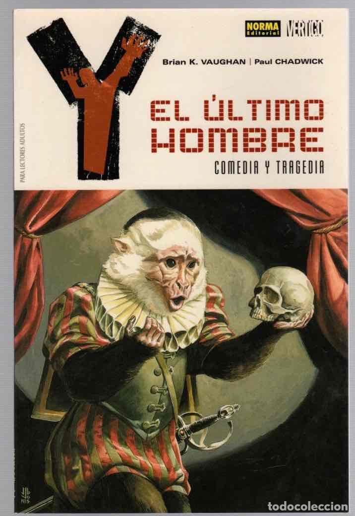 C&oacute;mics: Y EL ULTIMO HOMBRE COMEDIA Y TRAGEDIA. BRIAN K. VAUGHAN - PAUL CHADWICK. NORMA 2005