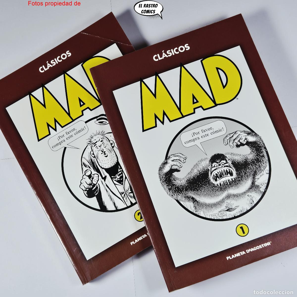 C&oacute;mics: Cl&aacute;sicos MAD tomo n&ordm; 1 y 2, Colecci&oacute;n completa, color, ed Planeta 2008