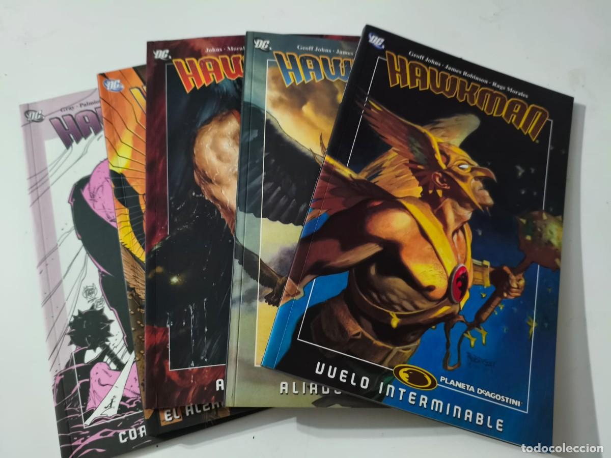 C&oacute;mics: Hawkman Completa Planeta 5 Tomos Geoff Johns James Robinson Rags Morales