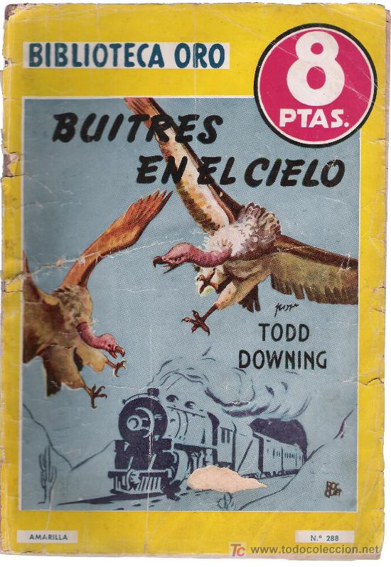 C&oacute;mics: Biblioteca Oro.Molino 1952. n&ordm; 288. Buitres en el cielo. - Foto 1