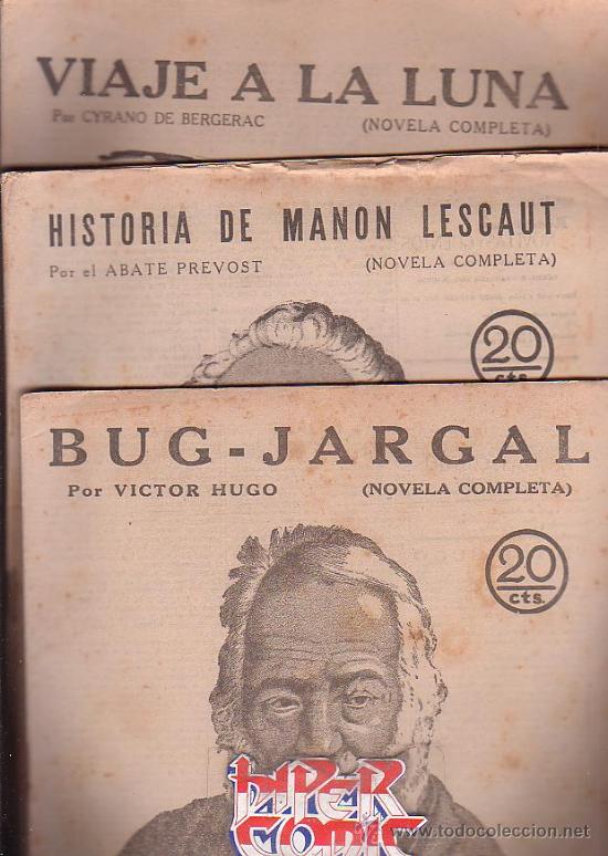 Comics : NOVELAS Y CUENTOS - LOTE DE 5 EJEMPLARES - editados - A&Ntilde;O 1930 - 1931