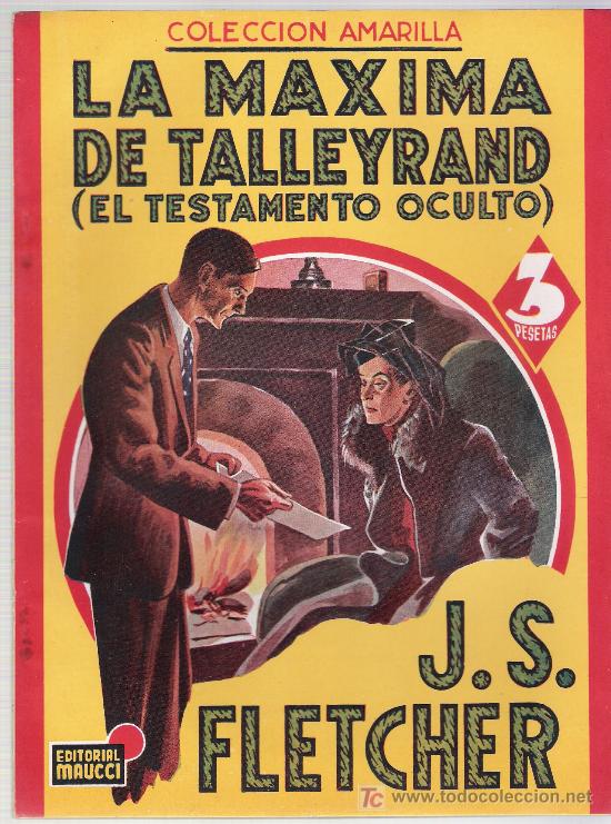 C&oacute;mics: Colecci&oacute;n Amarilla. La M&aacute;xima de Talleyrand (El testamento Oculto). Ed. Maucci. &iexcl;IMPECABLE! - Foto 1