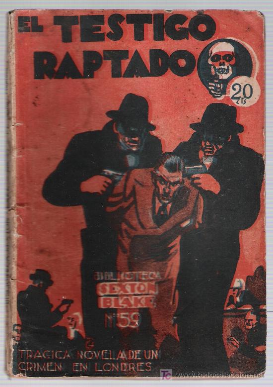 C&oacute;mics: Sexton Blake n&ordm;  59. El testigo raptado. Edit. Tor. Buenos Aires. 193? - Foto 1