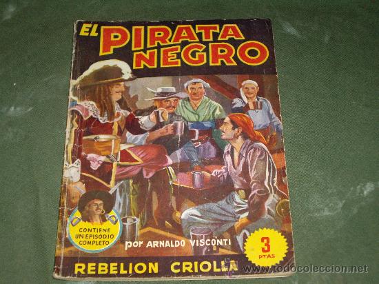 C&oacute;mics: EL PIRATA NEGRO- REBELION CRIOLLA - Foto 1