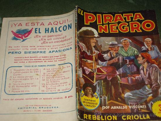 C&oacute;mics: EL PIRATA NEGRO- REBELION CRIOLLA - Foto 2