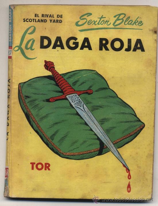 C&oacute;mics: Magazine Sexton Blake n&ordm;  27. La daga roja. . Tor 1957. - Foto 1