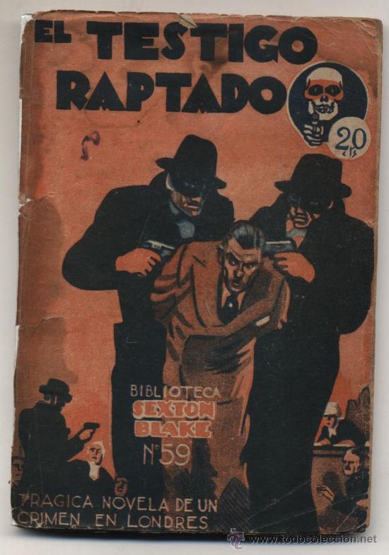 C&oacute;mics: Biblioteca Sexton Blake n&ordm;  59. El testigo raptado. Editorial Tor 1932. - Foto 1