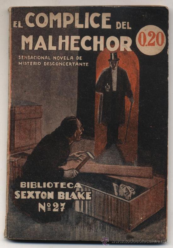 C&oacute;mics: Biblioteca Sexton Blake n&ordm; 27. El c&oacute;mplice del malhechor. Editorial Tor 1932. - Foto 1
