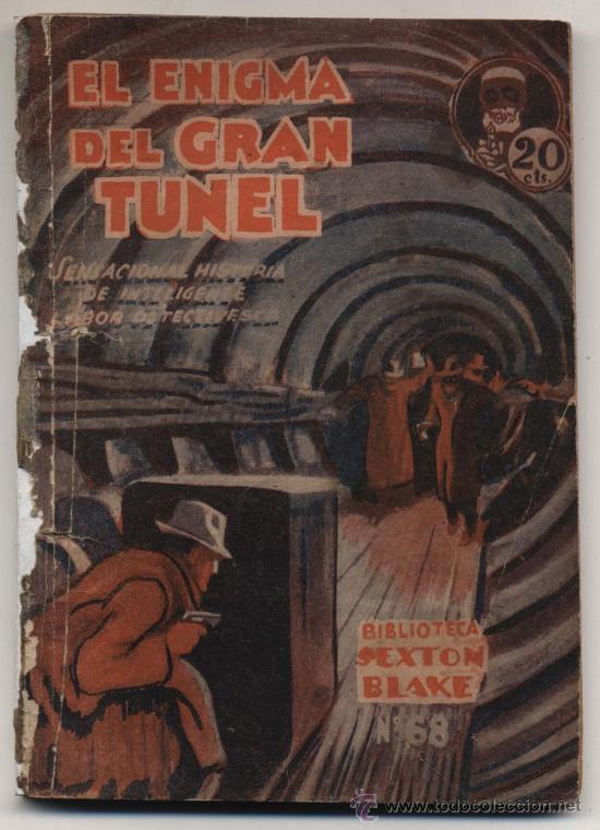 C&oacute;mics: Biblioteca Sexton Blake n&ordm; 68. El enigma del gran tunel. Editorial Tor 1932. - Foto 1