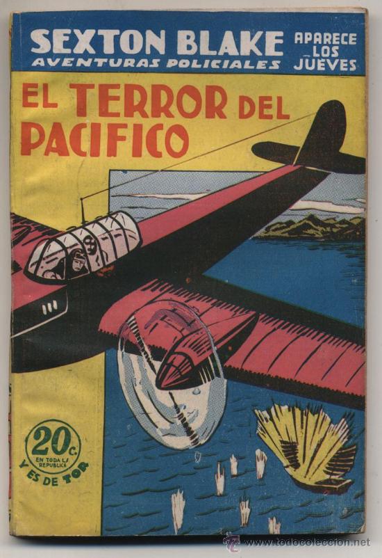 C&oacute;mics: Magazine Sexton Blake n&ordm; 534. El terror del pac&iacute;fico. Tor 1940. - Foto 1