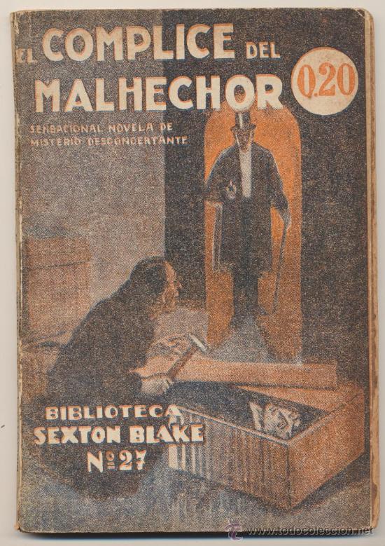 C&oacute;mics: Biblioteca Sexton Blake n&ordm; 27. El complice del malhechor. Editorial Tor 1932. - Foto 1