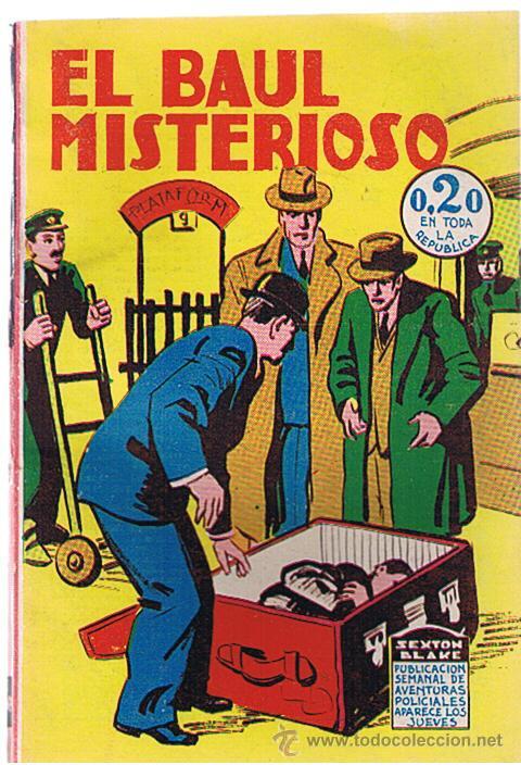 C&oacute;mics: Magazine Sexton Blake n&ordm; 505. El baul misterioso. Tor 1939. &iexcl;IMPECABLE! - Foto 1