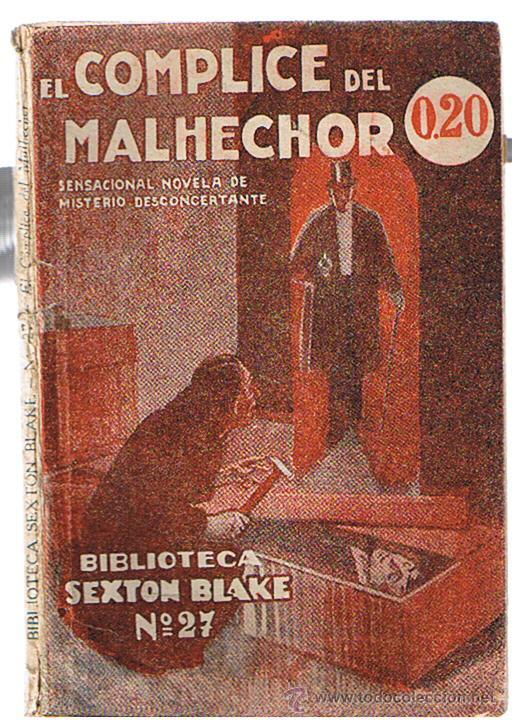 C&oacute;mics: Biblioteca Sexton Blake n&ordm;  27. El co&oacute;mplice del malhechor. Editorial Tor 1931. - Foto 1