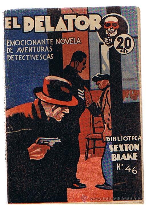 C&oacute;mics: Biblioteca Sexton Blake n&ordm; 46. El delator. Editorial Tor 1931. - Foto 1