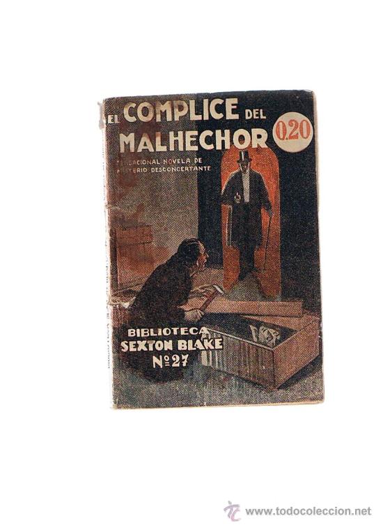 C&oacute;mics: Biblioteca Sexton Blake n&ordm;  27. El complice del malhechor. Editorial Tor 1931. - Foto 1