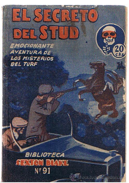 C&oacute;mics: Biblioteca Sexton Blake n&ordm; 91. El secreto del Stud. Editorial Tor 1932. - Foto 1