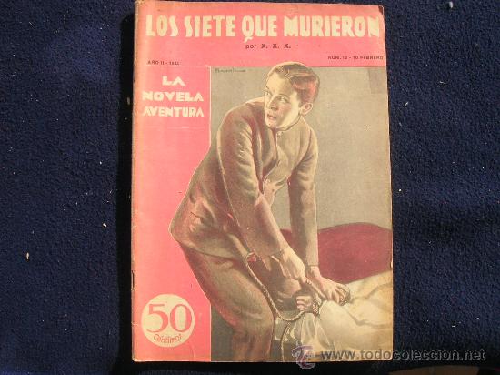 C&oacute;mics: LA NOVELA AVENTURA NUM 13 LOS SIETE QUE MURIERON - Foto 1