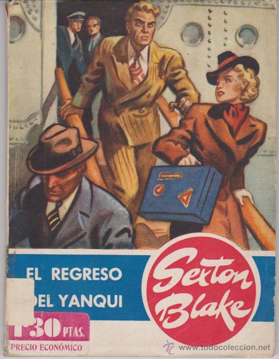 C&oacute;mics: Biblioteca Sexton Blake. n&ordm;  8.El regreso del Yanqui. Ediciones Hymsa. - Foto 1