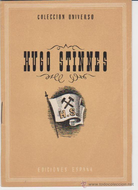 C&oacute;mics: Colecci&oacute;n Universo. HUgo Stinnes. Ediciones Espa&ntilde;a. - Foto 1