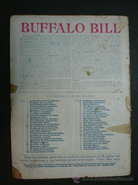 C&oacute;mics: BUFFALO BILL. N&ordm; 58. LOS CINCO GOLFOS. - Foto 2