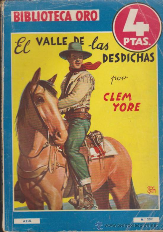 C&oacute;mics: Biblioteca Oro n&ordm;  202.   El Valle de las Desdichas. Molino  1947. - Foto 1