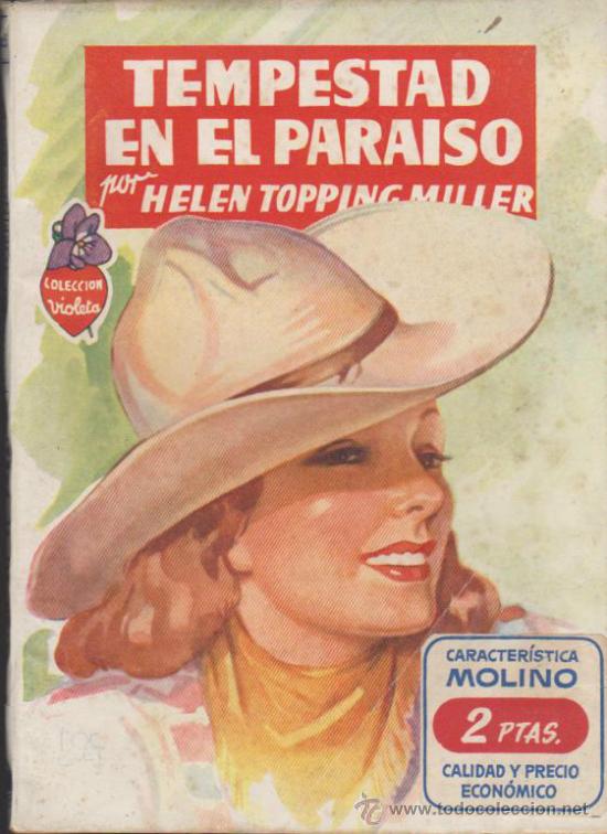 C&oacute;mics: Violeta n&ordm;  65. Tempestad en el Paraiso. Editorial Molino  1948. - Foto 1