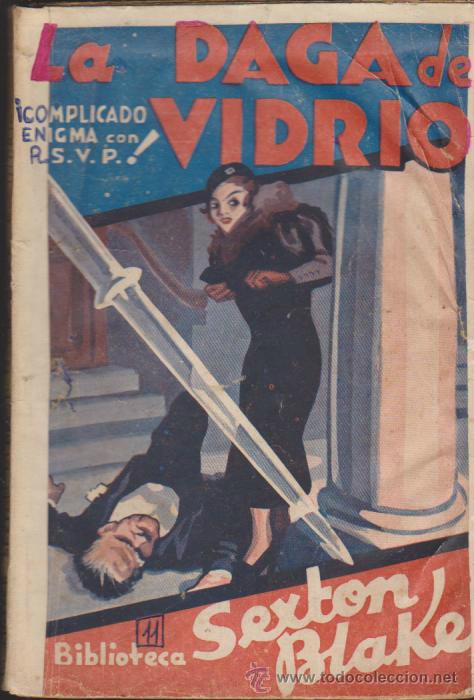 C&oacute;mics: Biblioteca Sexton Blake n&ordm;  292. La daga de vidrio. Editorial Tor. - Foto 1