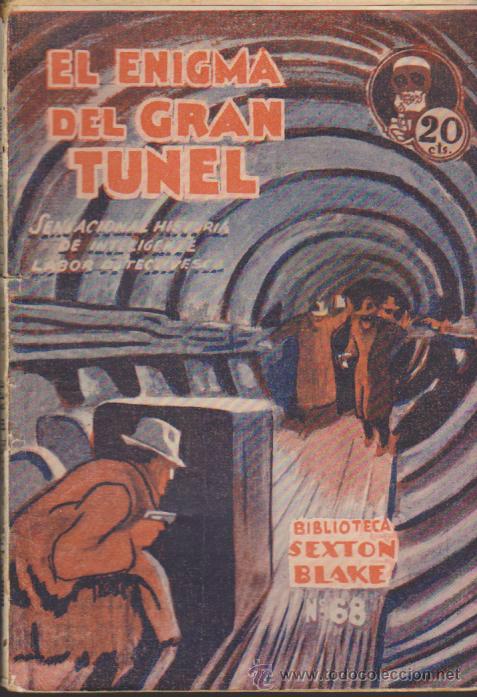 C&oacute;mics: Biblioteca Sexton Blake n&ordm;  68. El enigma del gran tunel. Tor  1932. - Foto 1