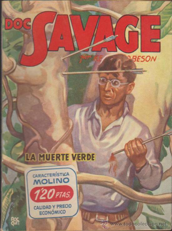 C&oacute;mics: Doc Savage n&ordm; 49. La muerte verde . Molino 1948. - Foto 1