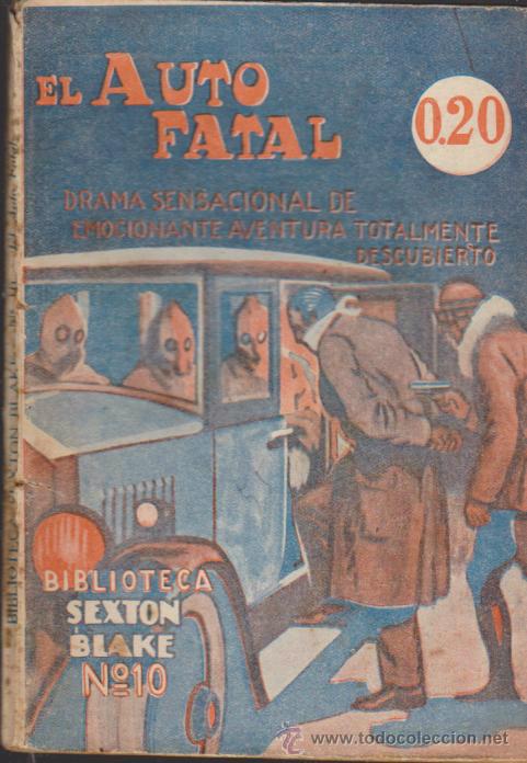 C&oacute;mics: Biblioteca Sexton Blake n&ordm;  10.  El auto fatal. Tor.  192? - Foto 1