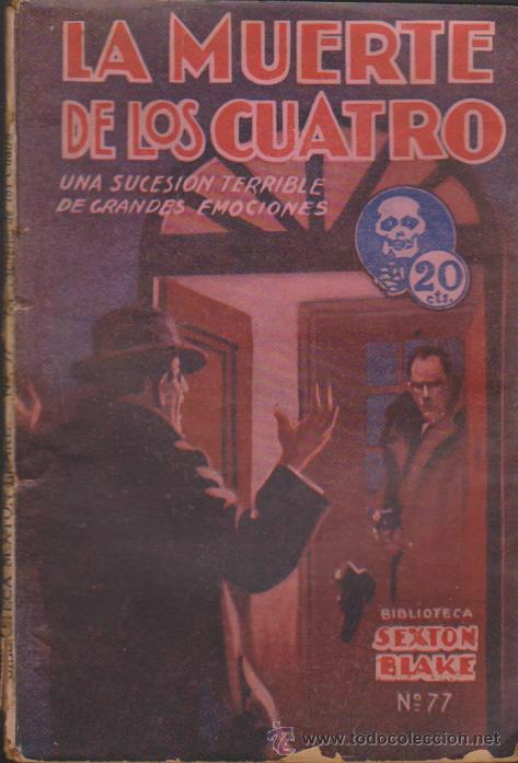 C&oacute;mics: Biblioteca Sexton Blake n&ordm;  77.  La Muerte de los cuatro. Tor.  193?. - Foto 1