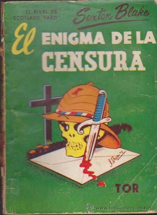 C&oacute;mics: Sexton Blake n&ordm;  41. El enigma de la censura. Tor  1957. - Foto 1