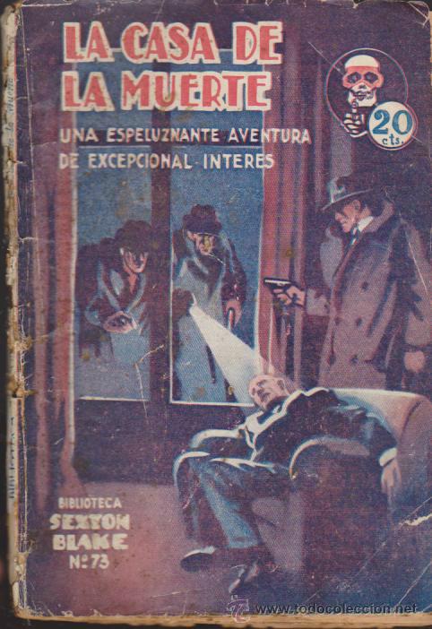 C&oacute;mics: Biblioteca Sexton Blake n&ordm;  73.  La Casa de la Muerte. Tor.  1932. - Foto 1
