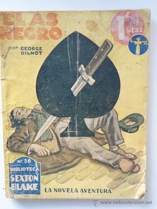 C&oacute;mics: N&ordm; 36 EL AS NEGRO - GEORGE DILNOT . SEXTON BLAKE - Foto 1