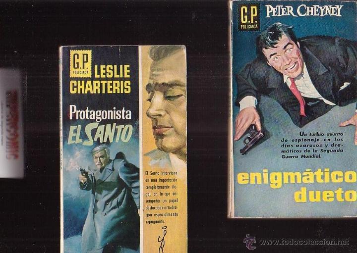 Comics : COLECCION G. P. NOVELA POLICIACA, LOTE 2 EJEMPLARES - edita : EDICIONES G. P. A&Ntilde;OS 60