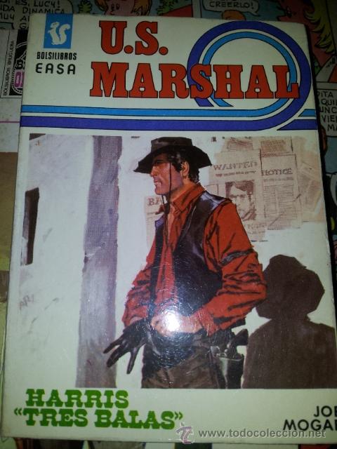 C&oacute;mics: BOLSILIBROS EASA-U.S. MARSHAL-HARRIS TRES BALAS