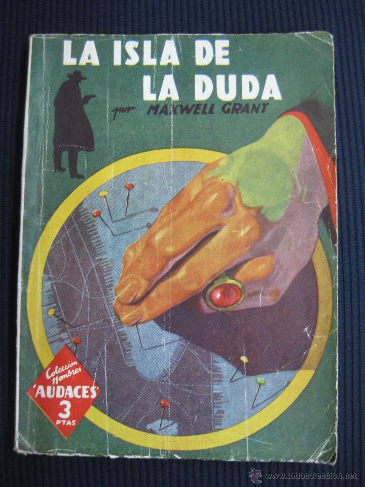 C&oacute;mics: LA ISLA DE LA DUDA. MAXWELL GRANT. HOMBRES AUDACES. EDITORIAL MOLINO - Foto 1