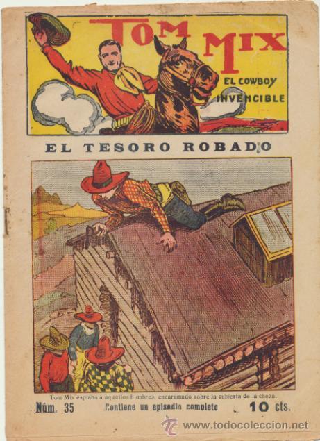C&oacute;mics: Tom Mix El cowboy Invencible n&ordm;  35. Editorial El Gato Negro. - Foto 1