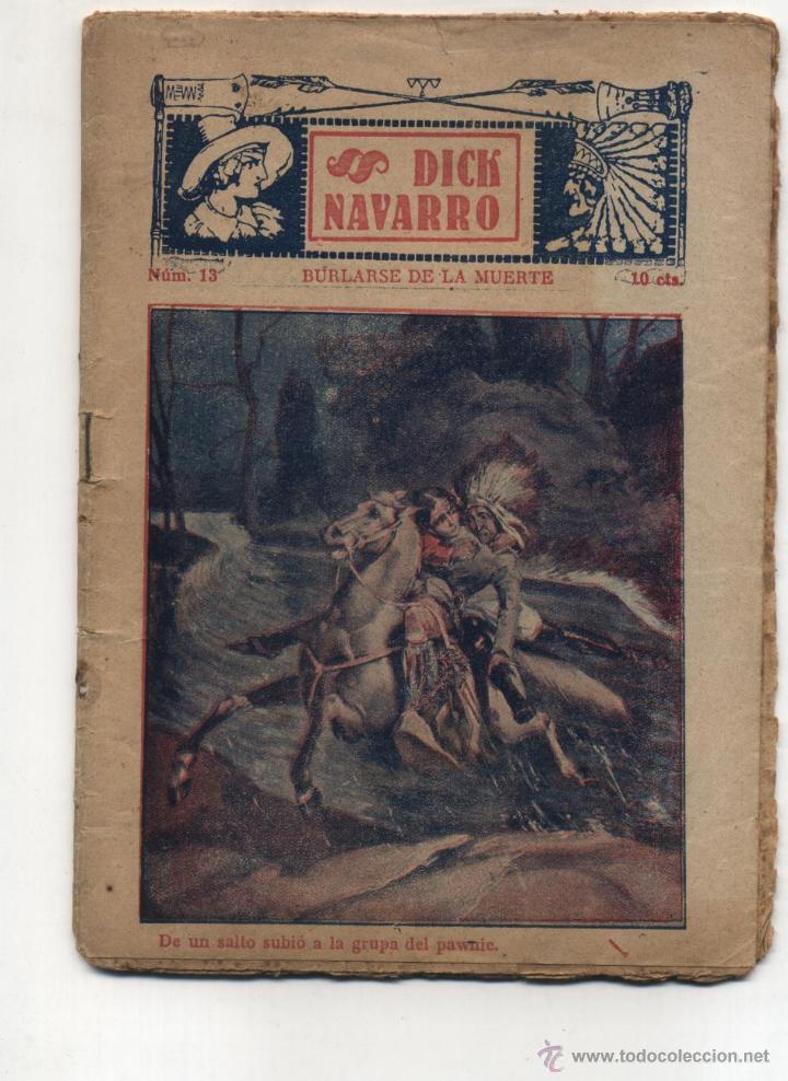 C&oacute;mics: Dick Navarro El Terror de las Praderas. n&ordm; 13. Editorial Progreso 191?. - Foto 1