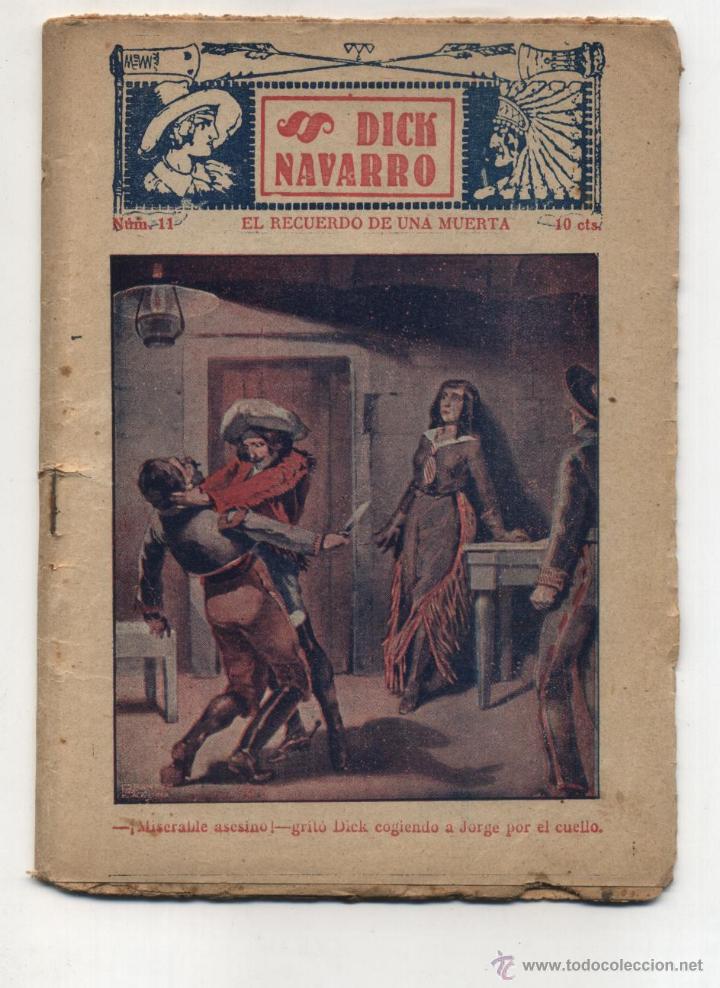 C&oacute;mics: Dick Navarro El Terror de las Praderas. n&ordm; 11. Editorial Progreso 191?. - Foto 1