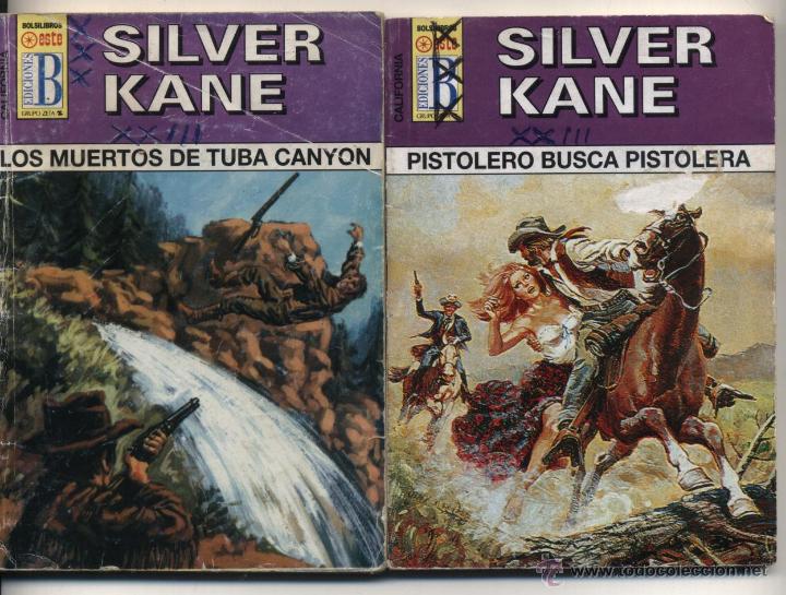 C&oacute;mics: Silver Kane. Lote de 2 Novelas. California 195 y 237.. - Foto 1