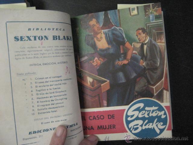 C&oacute;mics: 2 TOMOS SEXTON BLAKE CON LOS 13 PRIMEROS NUMEROS + EL N&ordm;15 REF G4 - Foto 7