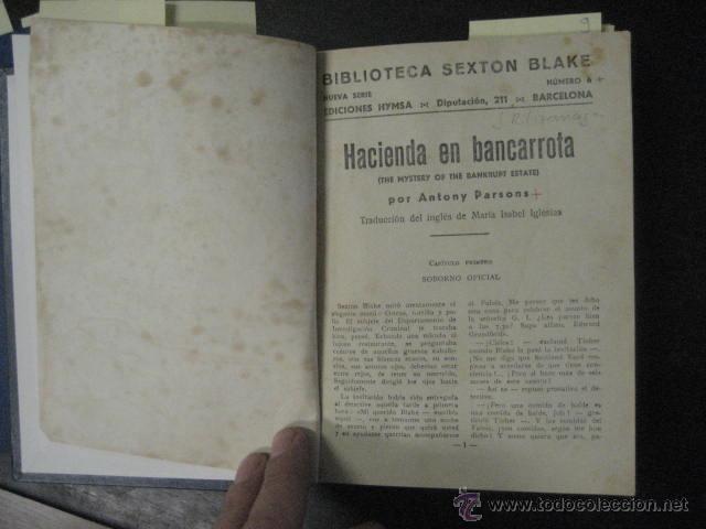 C&oacute;mics: 2 TOMOS SEXTON BLAKE CON LOS 13 PRIMEROS NUMEROS + EL N&ordm;15 REF G4 - Foto 11