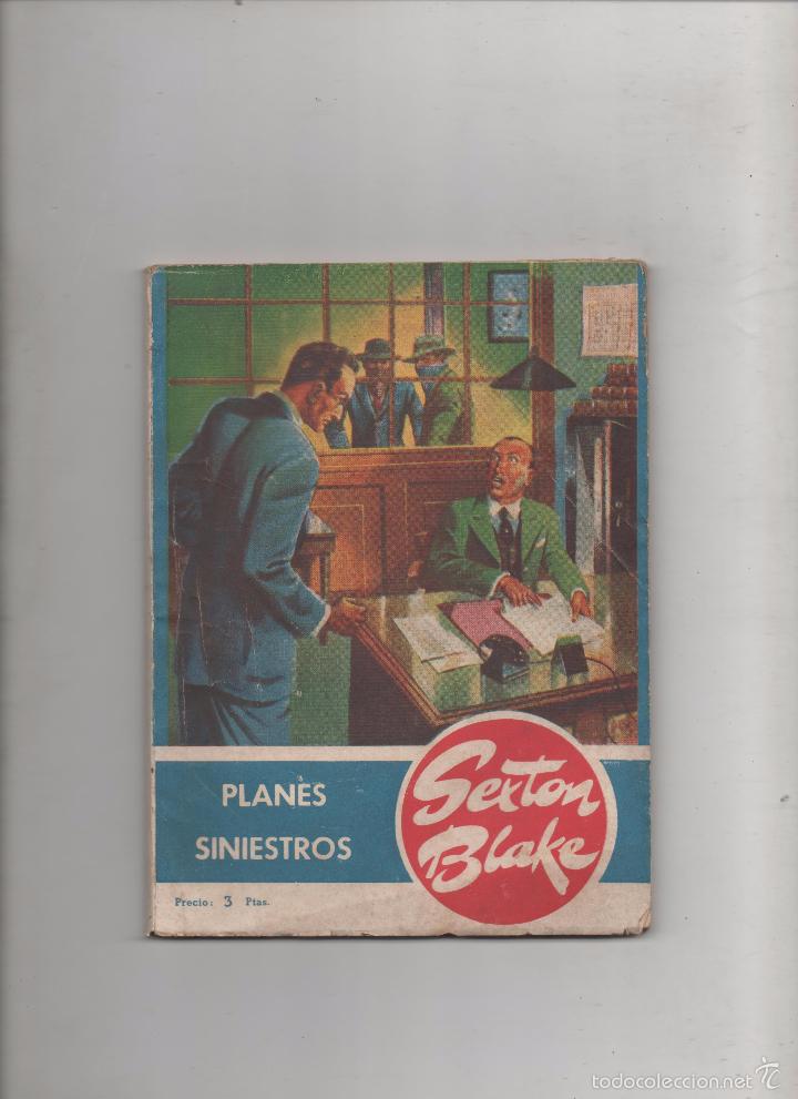 C&oacute;mics: SEXTON BLAKE N&ordm; 12 : LEWIS JAKSON - PLANES SINIESTROS .da -A7 - Foto 1