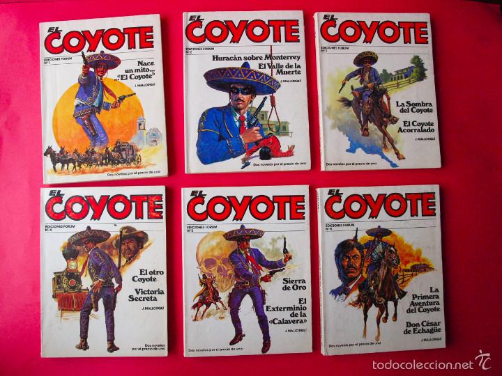 C&oacute;mics: 42 LIBROS DE EL COYOTE - J. MALLORQU&Iacute; - EDICIONES FORUM - Foto 3
